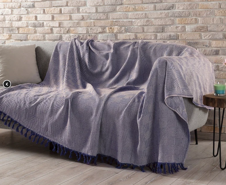 Koltuk Örtüsü Diamond Lacivert 180x230cm