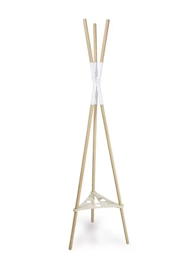 Coat Rack Wooden 160x44cm