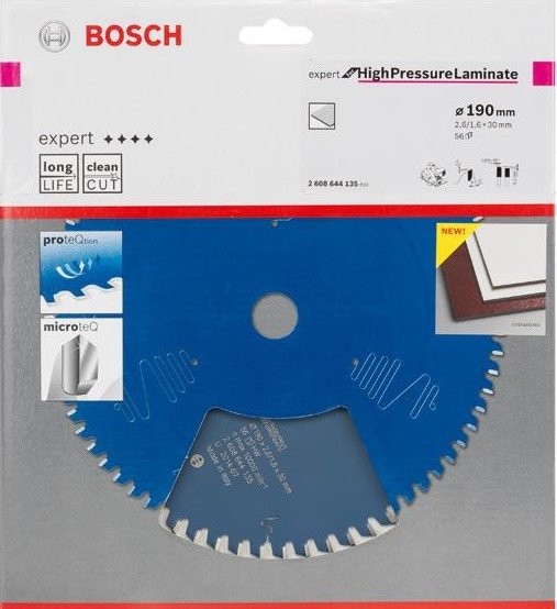 Bosch EXHPL Daire Test. Bıç. 190*30 mm 56 D E