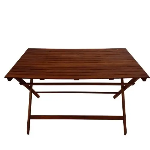 Wooden Rectangular Folding Table 120*70*74