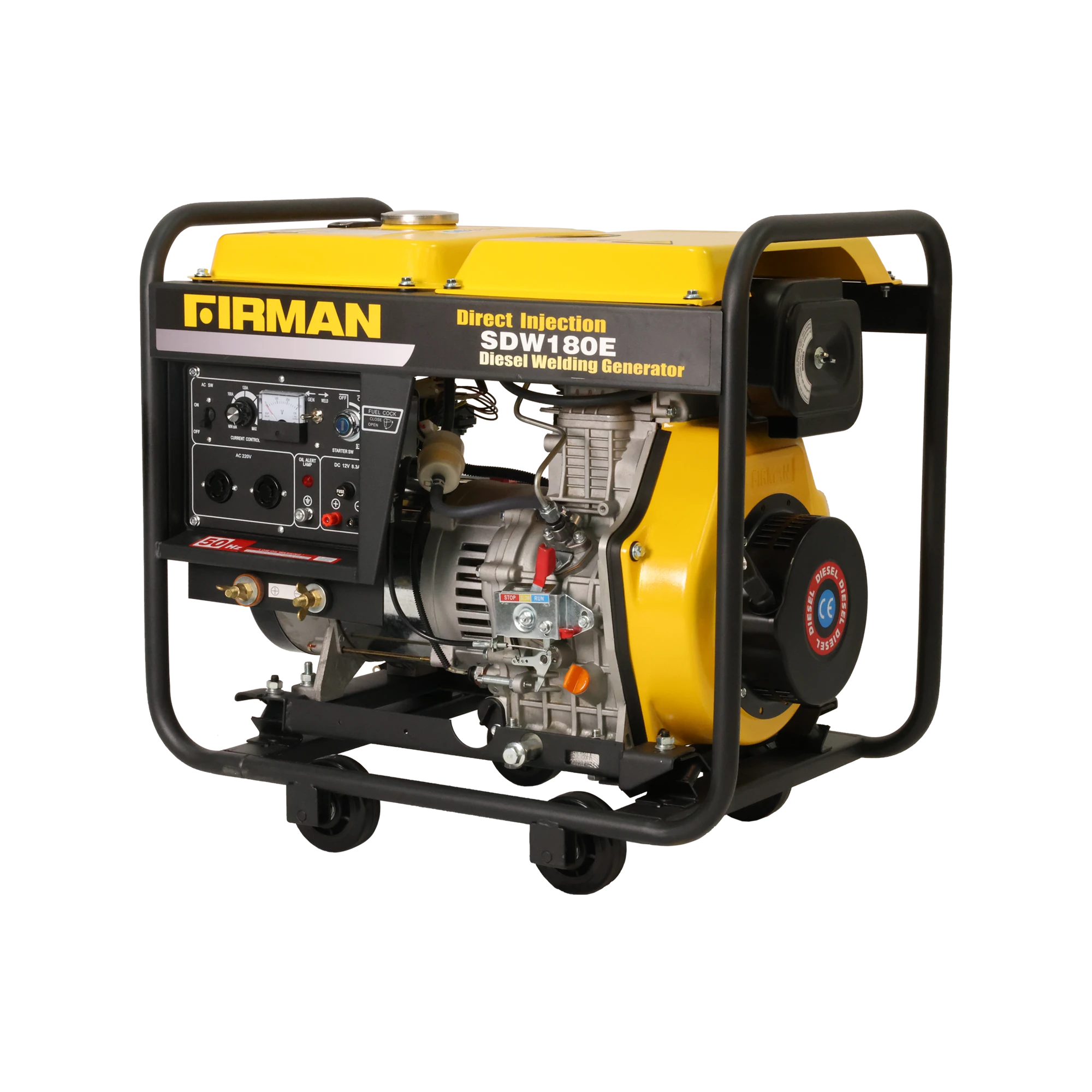 Dizel Jeneratör Kaynak Mak.Marşlı 4KW/5KVA.9.4HP.