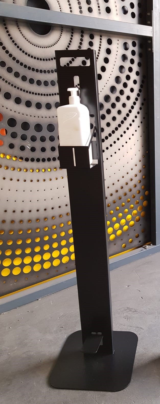METAL Dezenfektan Standı 110cm Siyah