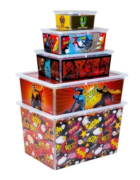 SAKLAMA KUTU SETİ 5Lİ LIGHT BOX CARTOONS