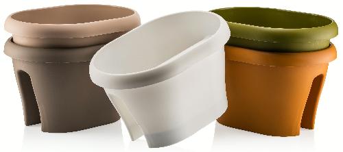 Gardenya Köprü Saksı 12Lt Antrasit