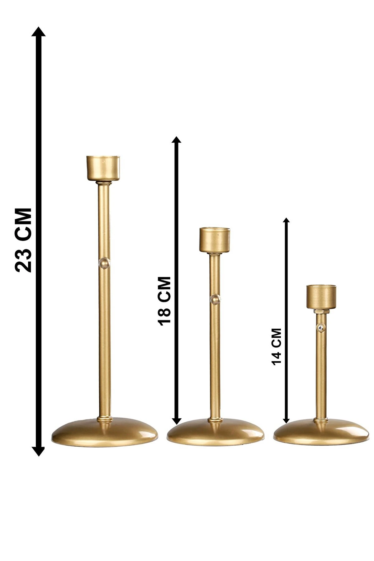 Mumluk Metal Yıldız 3'lü Eskitme