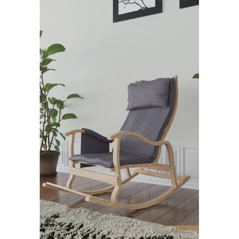 Sallanan Sandalye/DinlenmeKoltuğuSultan Ahşap Füme