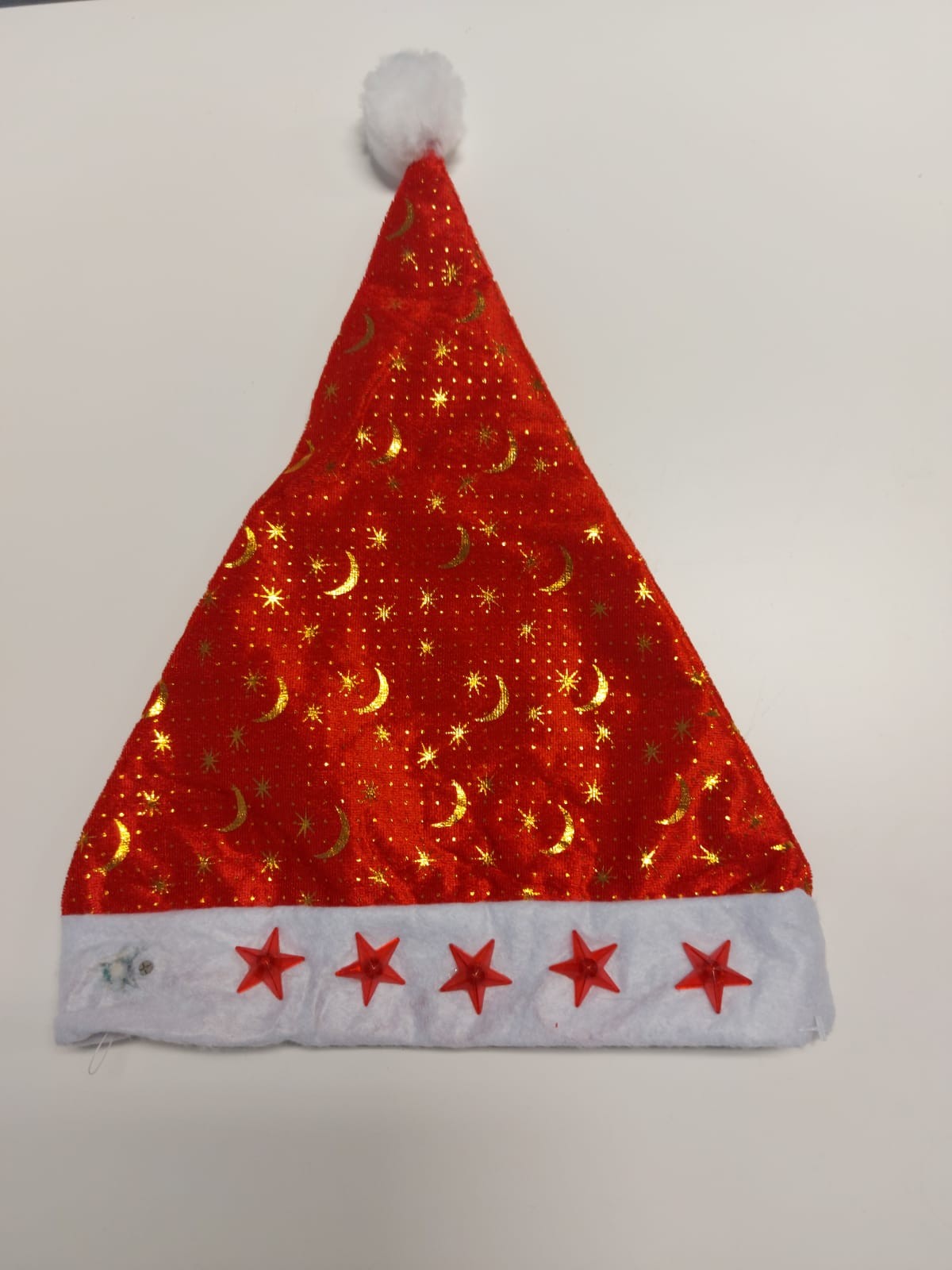 Yılbaşı Işıklı Noel Baba Şapkası