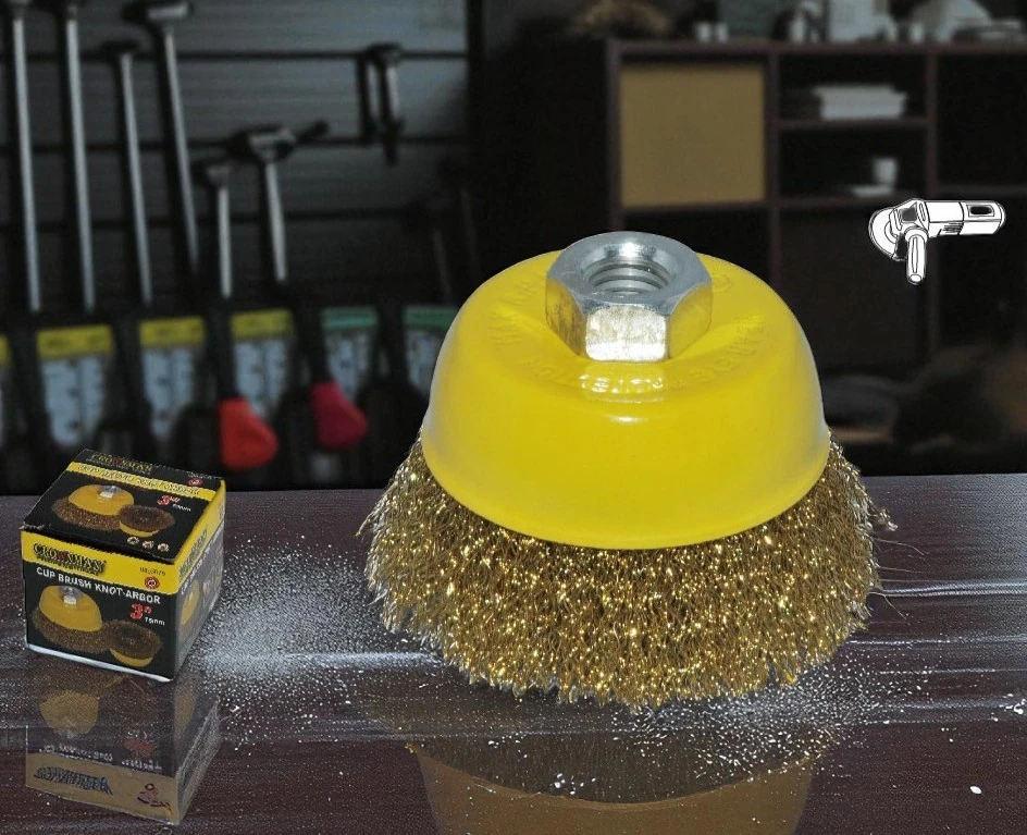 Tel Fırça Saçaklı 75mm. M14*2