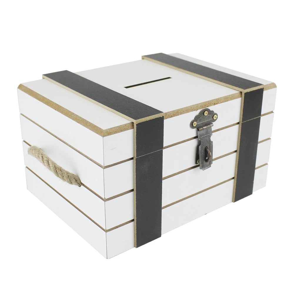 Ahşap Renkli Bahşiş Kutusu 22cm