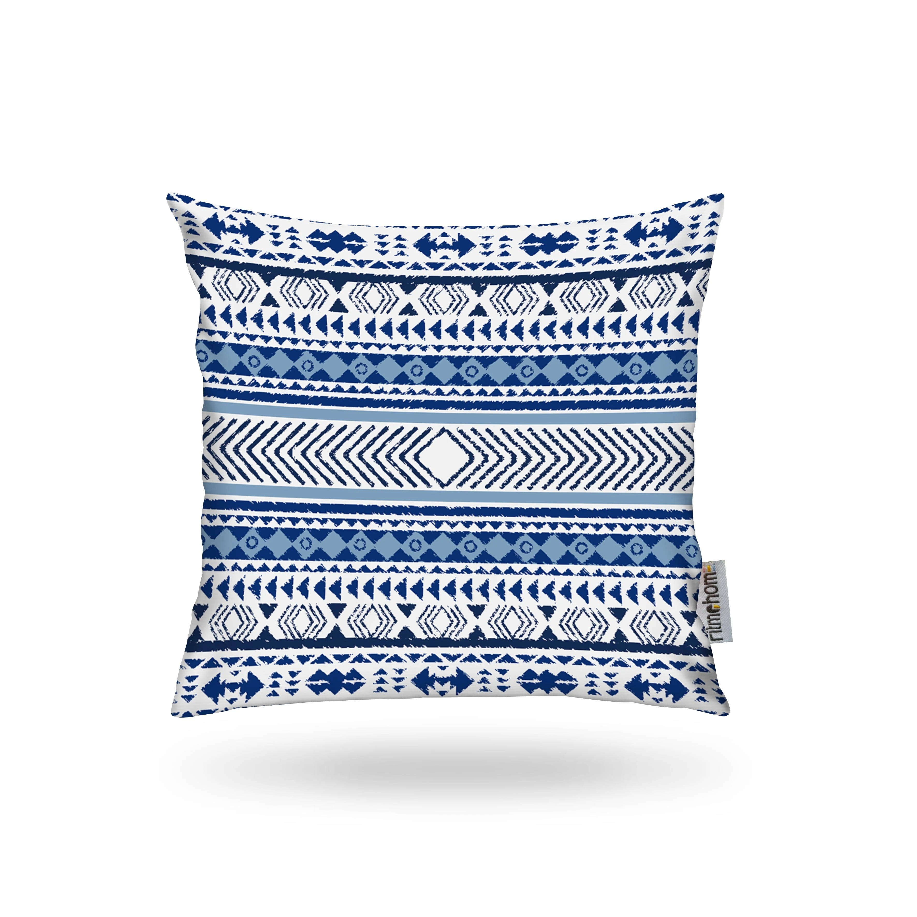 Kırlent Kılıfı İsk. Desen Beyaz-Mavi 43x43cm