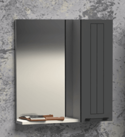 Banyo Dolabı Maya  Üst Modül Antrasit 65 cm