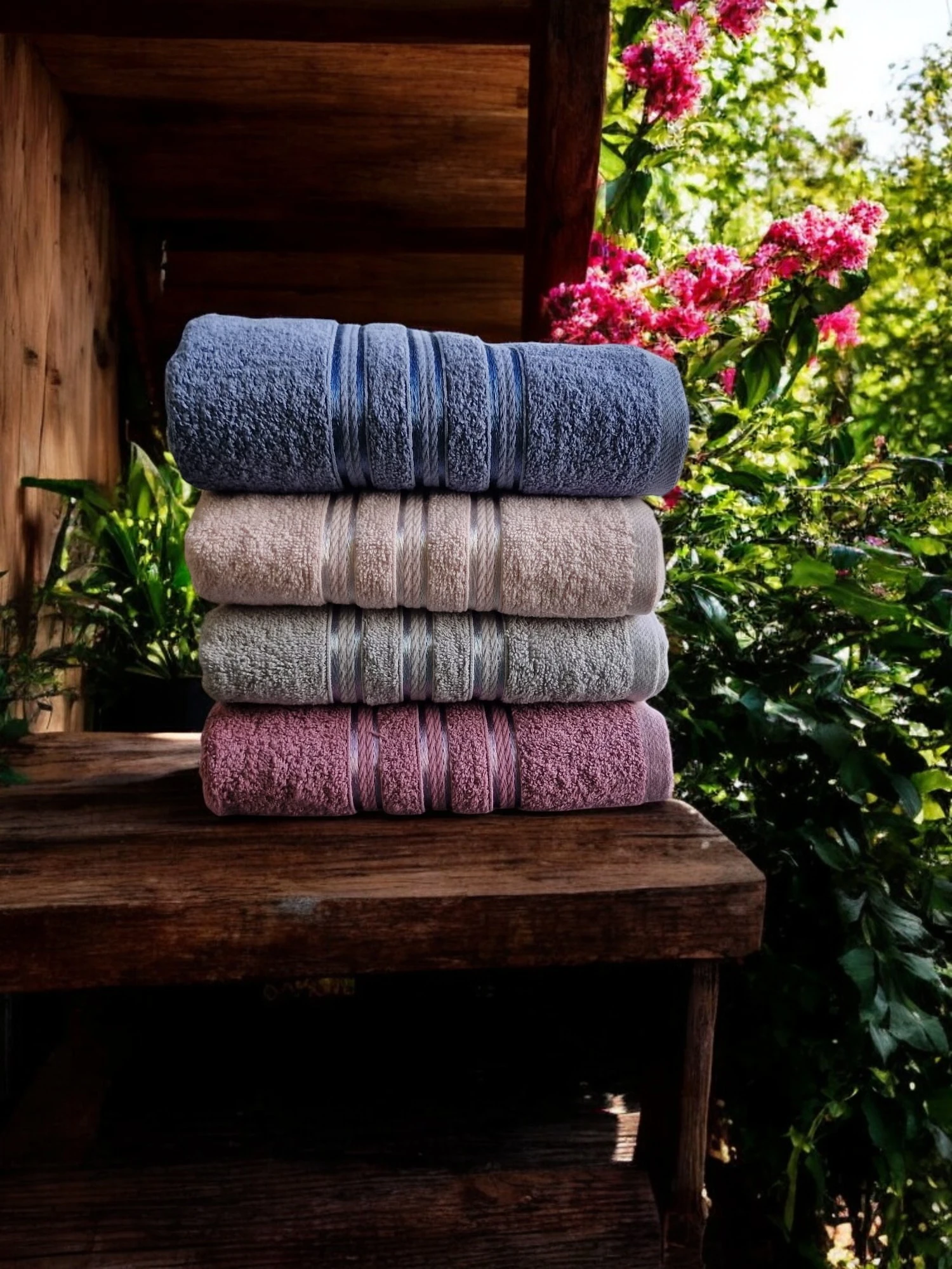 El Ve Yüz Havlusu Julie Liza 4'lü Mix  50x90cm