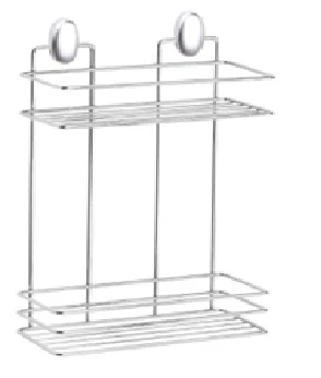 Banyo Raf Dübelli 2 Katlı 11*24 Krom