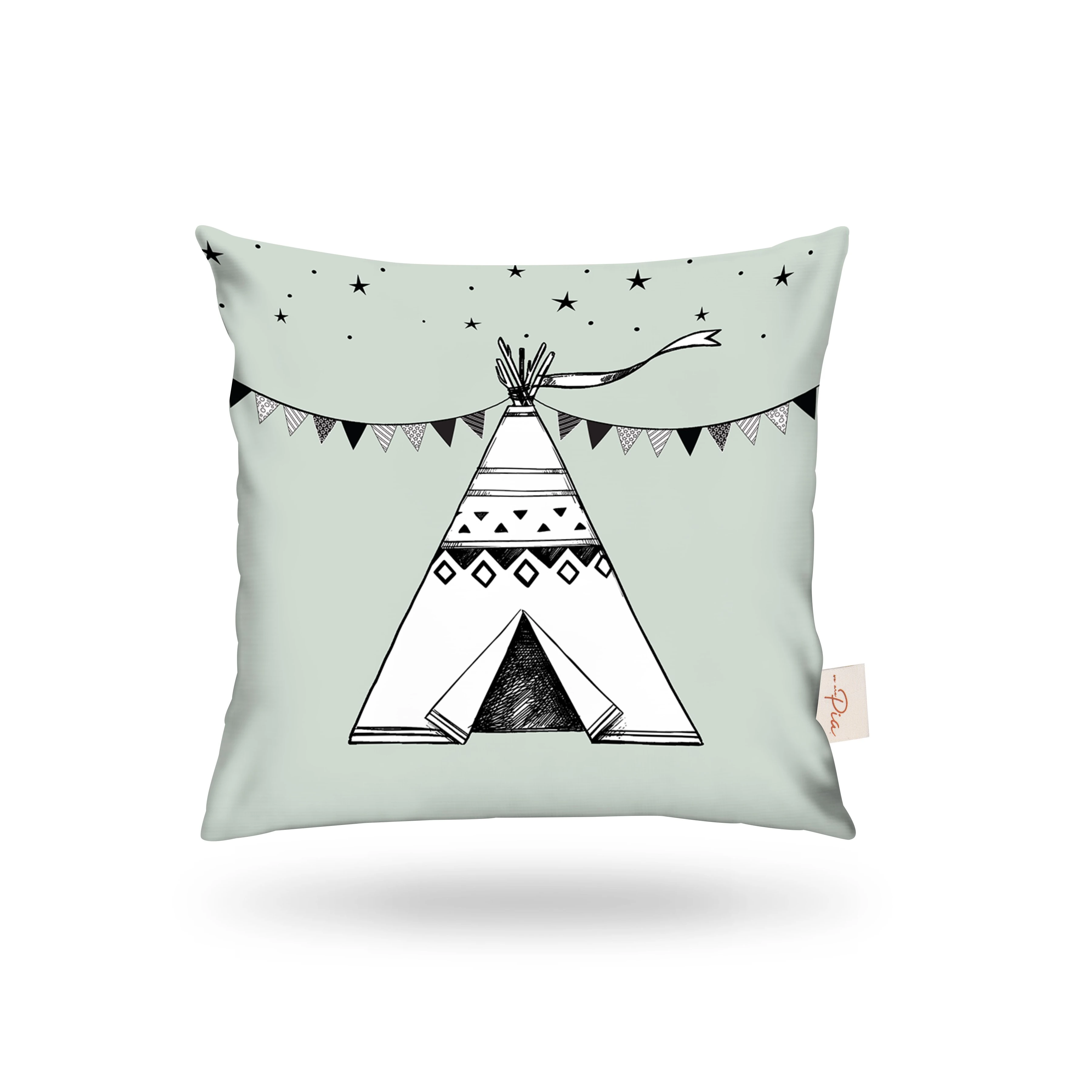 Kırlent Kılıfı Çocuk Desen Çadırlı 43x43cm