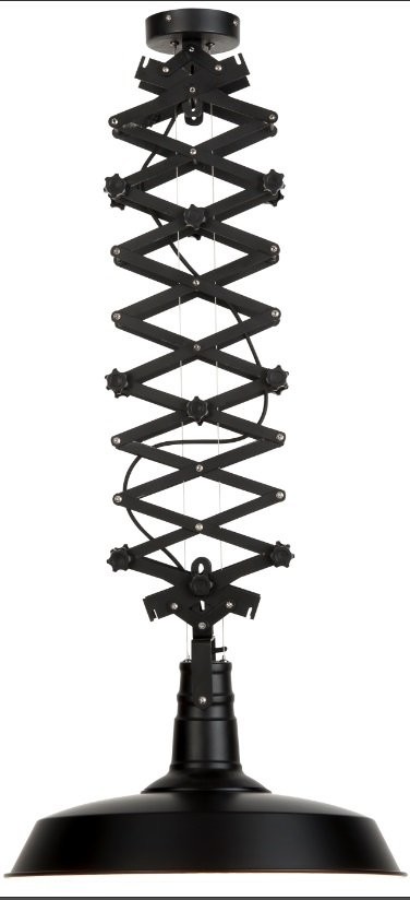 Vancouver Hanging Lamp Iron/Scissor