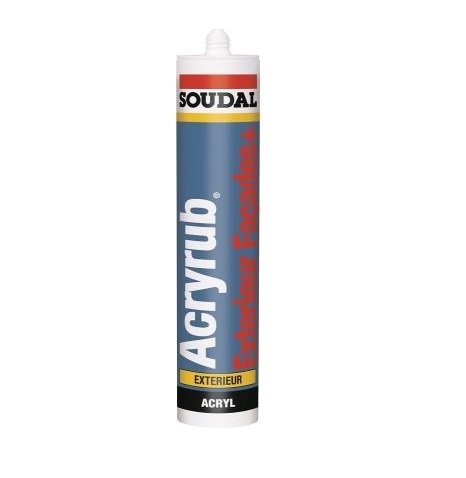 Silikonize Mastik Acryrub Ext.Antrasit 310mliç+dış