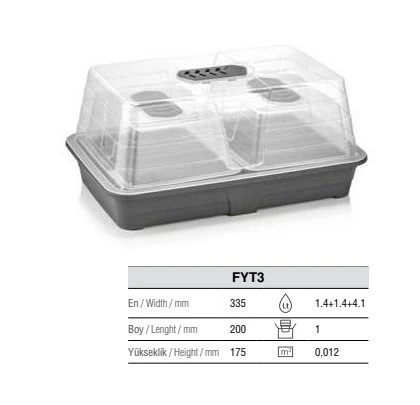 Fide Yetiştirme Seti 1,4+1,4+4,1 LT