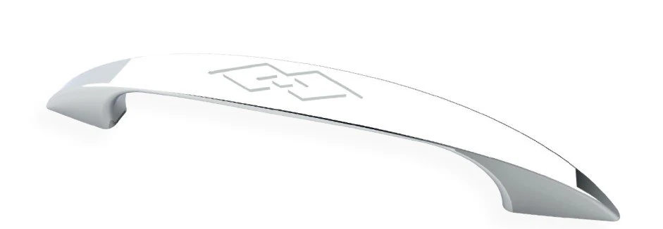 Kulp ÇİÇEKLİ 96mm Mat Krom