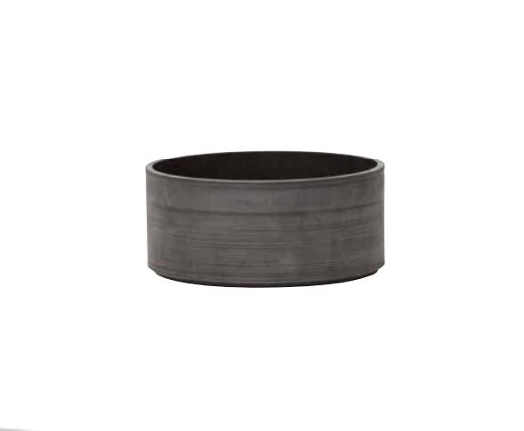 Nova Vita Saksı Daire siyah Çap 13cm Yüks.6cm