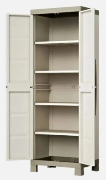 EXCELLENGE Uzun Dolap Bej 89*54*182