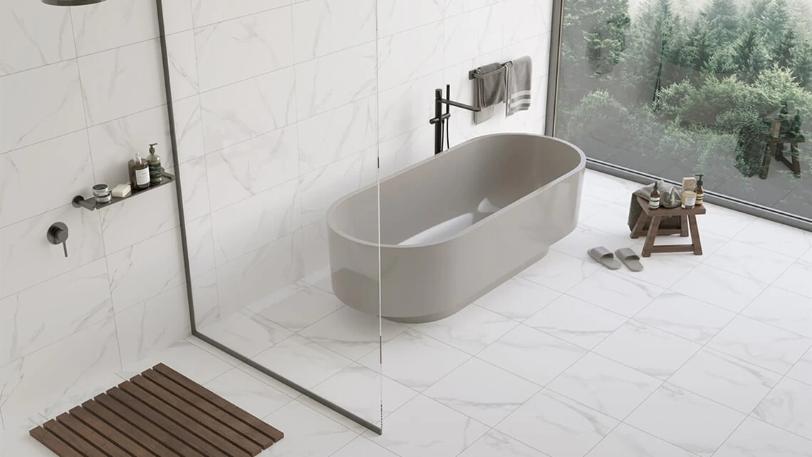 Yer Karosu Hera Beyaz 50x50