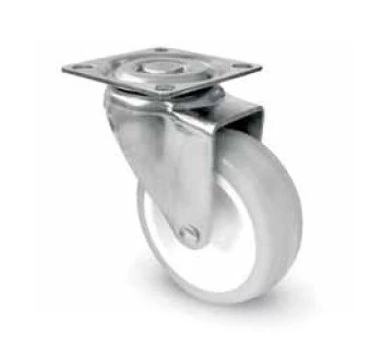 Tekerlek Tablalı Dönerli Gri 75mm