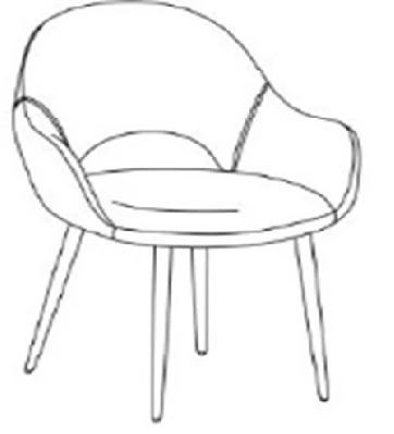 Sandalye Dura Glow 4 Koyu Gri-Siyah Ayak
Sandalye