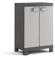 LOGICO Kısa Dolap Gri/Siyah 65*45*97