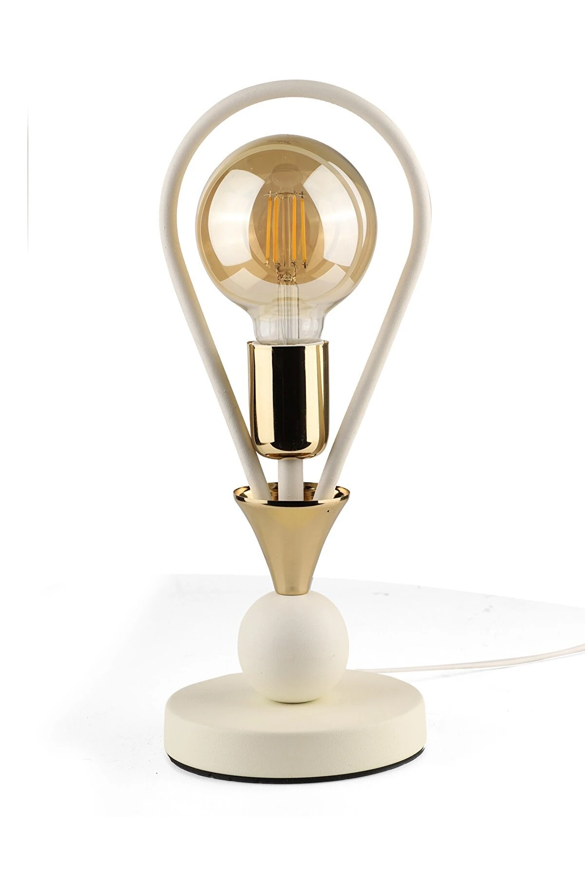 Masa Lambası Fırtına Beyaz