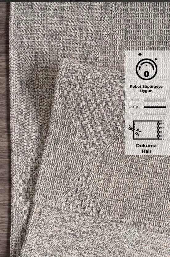 Rusticana Carpet Gray 80x150