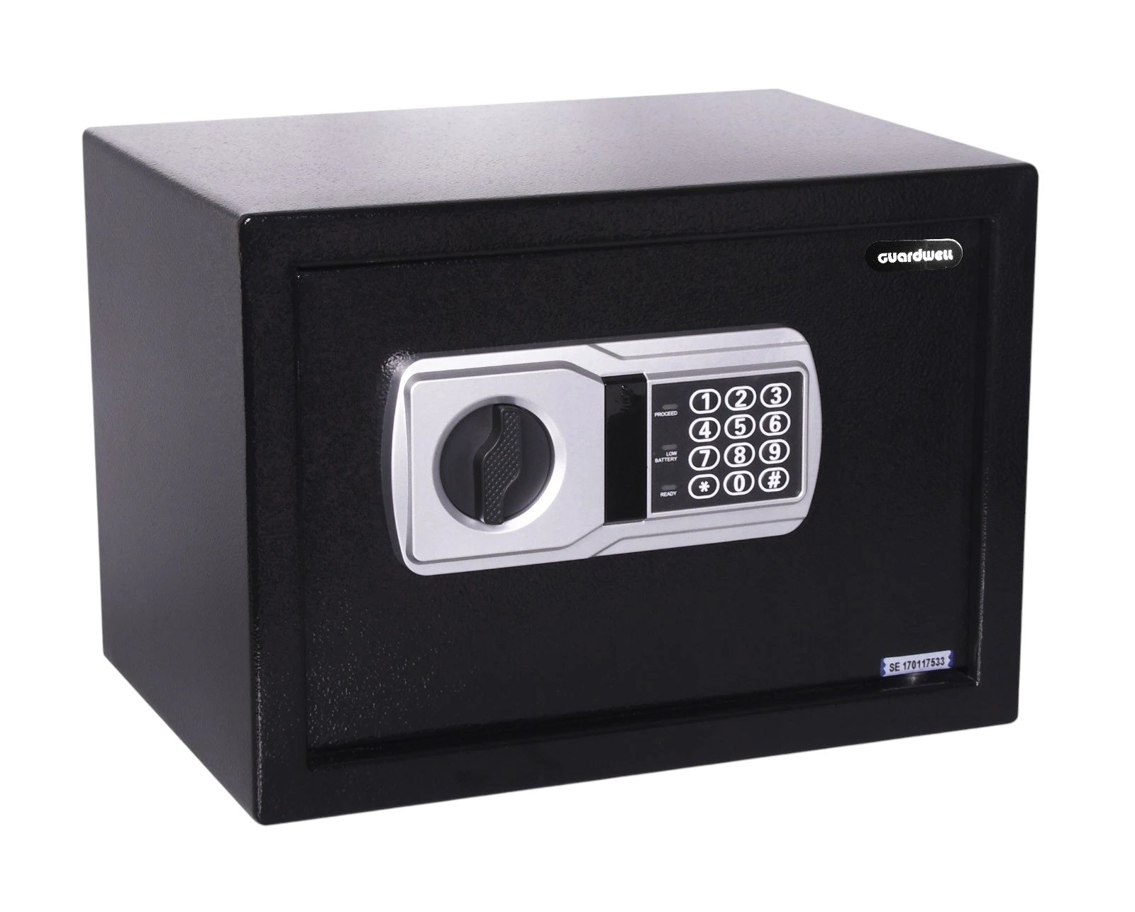 Çelik Para Kasası Elektronik Siyah 25x35x25cm