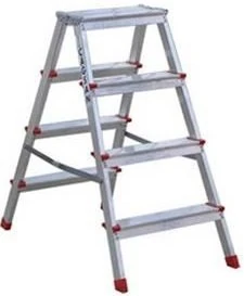 Alüminyum  Merdiven Çift çıkışlı 4 Basamaklı