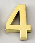 Numara Sarı 4CM  4