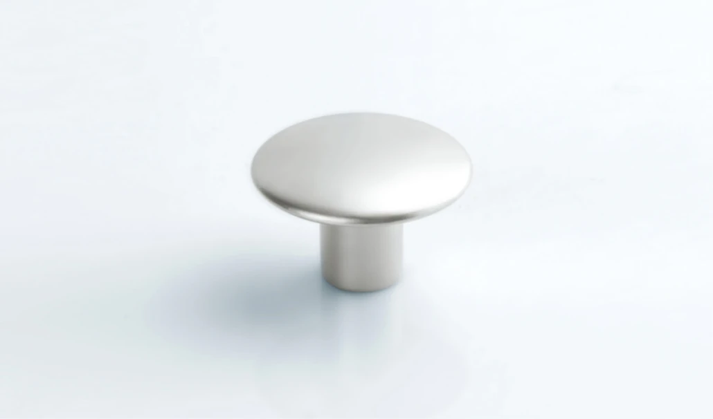 Kulp Düğme DÜZ Krom