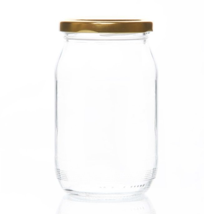 Anadolu Cam 300ml Kavanoz Gold Kapaklı
