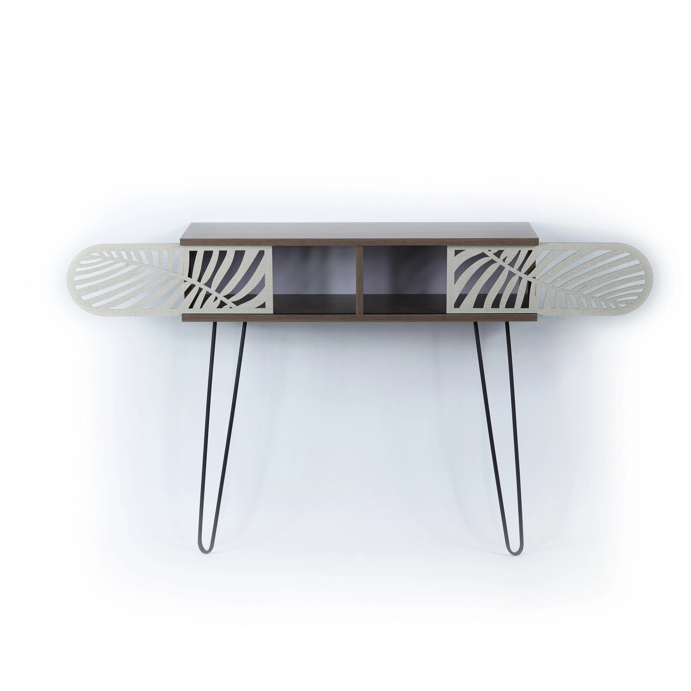 Masa Konsole No.5 Ceviz-Siyah