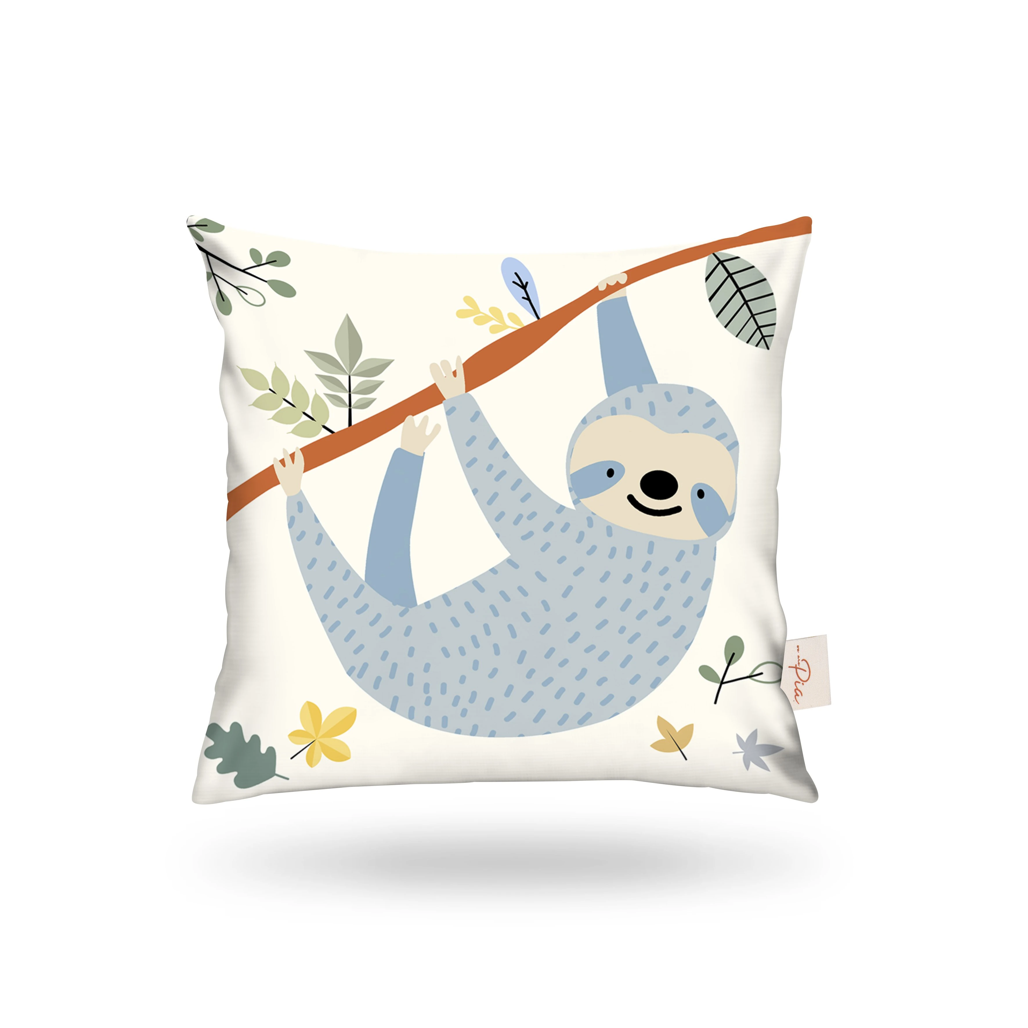 Kırlent Kılıfı Çocuk Desen Sloth 43x43cm