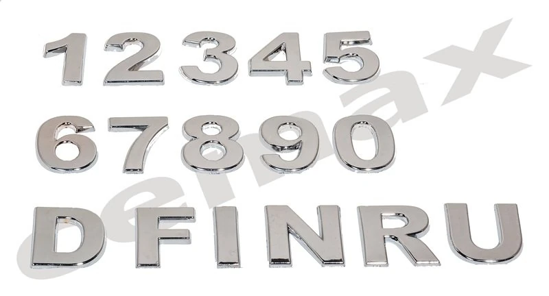 Harf Orta Boy 3.75cm Krom I