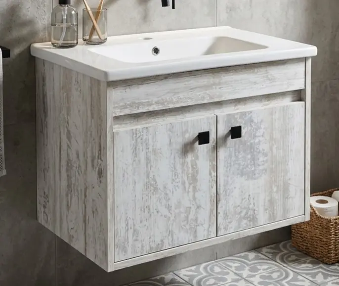 Litos Bathroom Cabinet with Sink Bottom Module 65cm Crystal