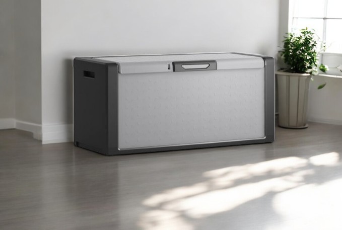 TITAN Sandık Gri/Siyah 300lt. 118*49*55cm