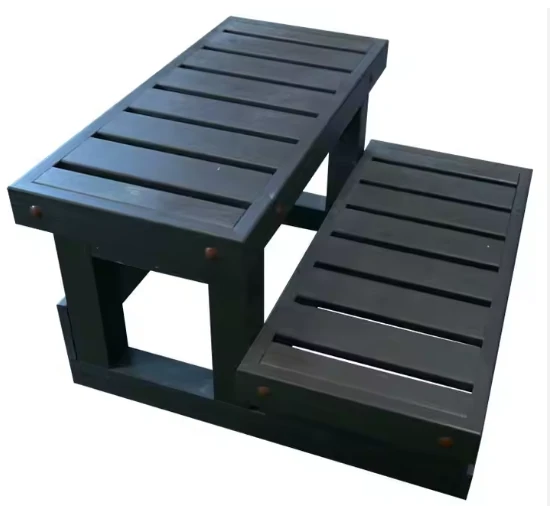 Wood Steps 32" (82cm) Coastal Grey