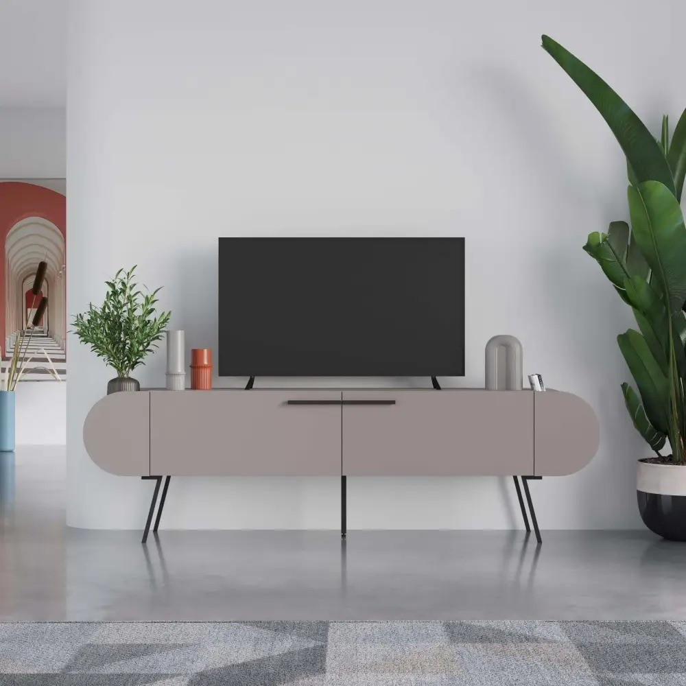 Tv Sehpası Kapsül Açık Mocha 195*57,5cm