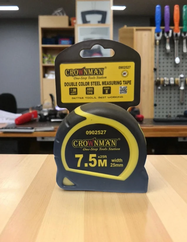 Metre Sarı Siyah 7.5M*25mm