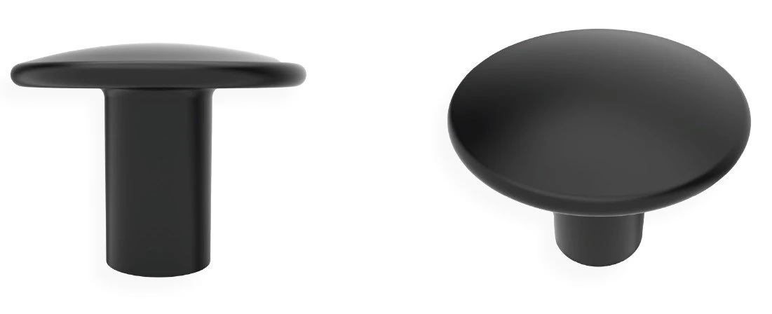 Kulp Düğme DÜZ Mat Krom