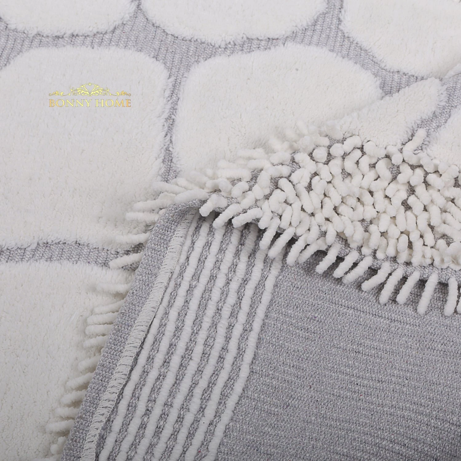 Klozet Paspas Takımı 2Li  Krem 60X100 50X60cm