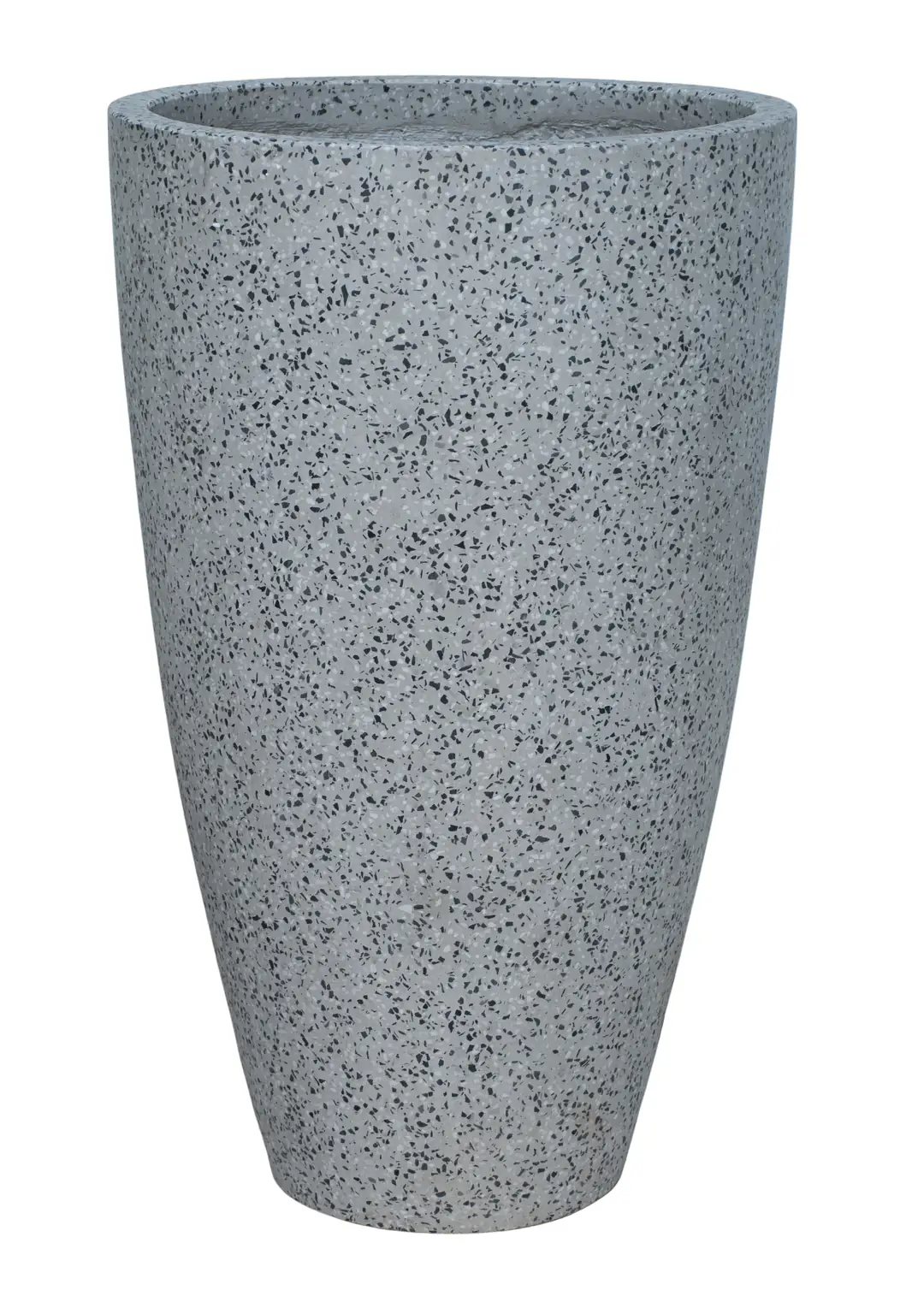 Flower Pot Conical Gray Ø45x76cm