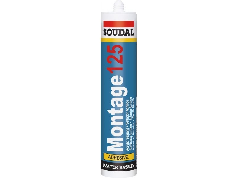 Yapıştırıcı Çok Amaçlı Montage 125 Beyaz 310ml