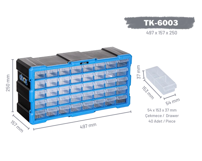 Çekmeceli Set 40lı