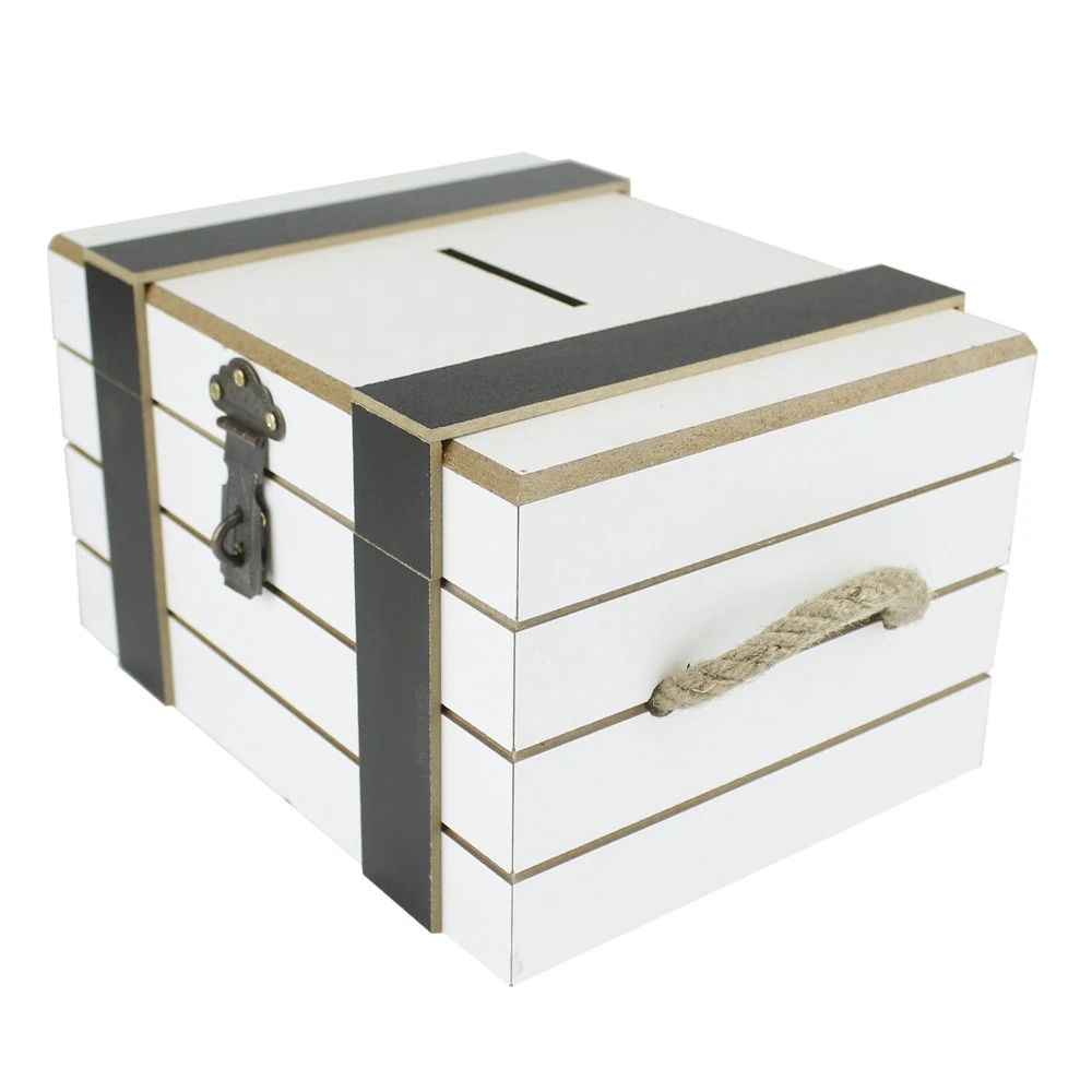 Ahşap Renkli Bahşiş Kutusu 22cm