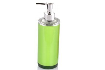Çift Baskılı Yuvarlak Sıvı Sabunluk Krom 210ml